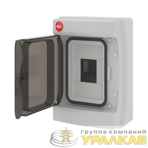 Щиток ОП на 4 мод. IP65 серый DKC 85604 детальная картинка