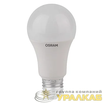 Лампа светодиодная LED Star Classic A 100 10W/865 10Вт грушевидная матовая 6500К холод. бел. E27 1060лм 220-240В пластик. OSRAM 4052899971585