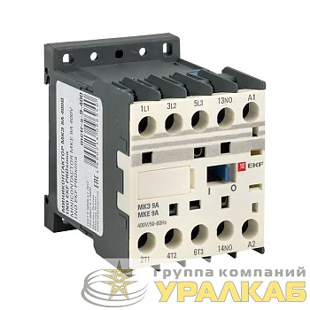 Мини-контактор МКЭ 9А кат. 400В AC 1НО PROxima EKF 