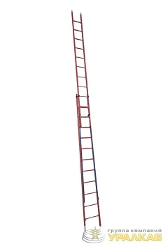 Лестница-стремянка диэлектрическая ССД-У 2х11 универс. двухсекционная Антиток 