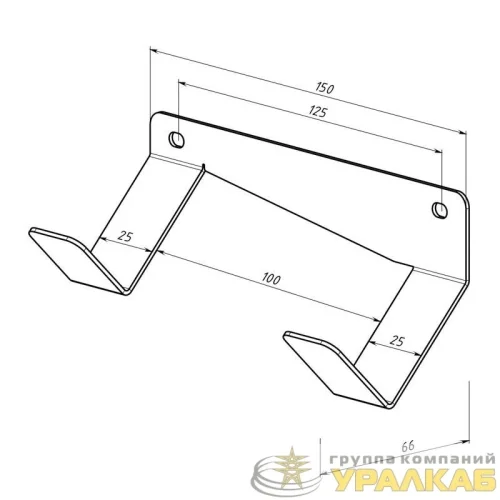 Держатель для шуруповертов настенный боковой черн. Rexant 