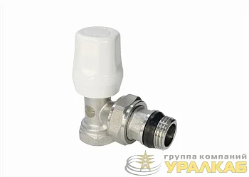 Клапан для радиаторов ручной угловой 3/4дюйм (с доп. уплотнением) (40/4) К VALFEX VF.07.RN.05