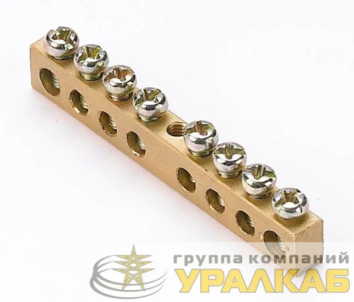 Шина нулевая 6х9-8/1 DEKraft 32001DEK детальная картинка