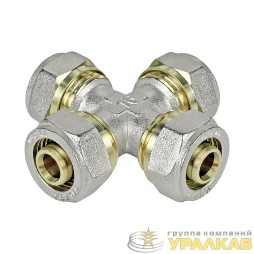 Крестовина обжимная 20х20х20х20 (60/4) K VALFEX VF.341.N.202020 детальная картинка