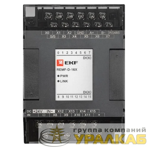 Модуль дискретного ввода REMF 16 PRO-Logic EKF REMF-D-16X детальная картинка