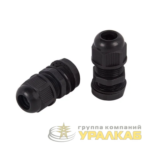 Ввод кабельный MG-16 (10-6мм) черн. Rexant 