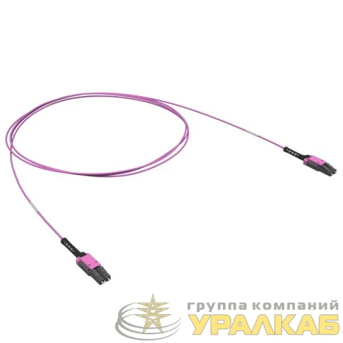 Патчкорд 2ОВ 50/125 OM4 LC Duplex Uniboot/LC Duplex Uniboot 3м DKC 