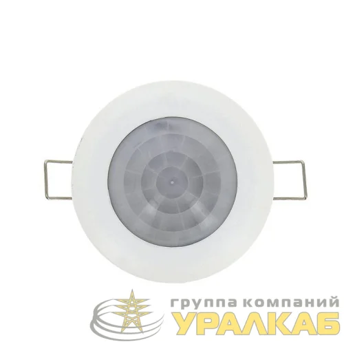 Датчик движения (ИК) MS-100 (ДД) встраив. 1200Вт 360град. до 6м IP20 EKF dd-ms-100 детальная картинка