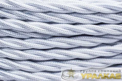 Провод ретро 2х1.5 глянец бел. (уп.50м) Bironi 