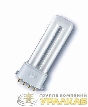 Лампа люминесцентная компакт. DULUX S/E 9W/840 2G7 OSRAM 4050300020174
