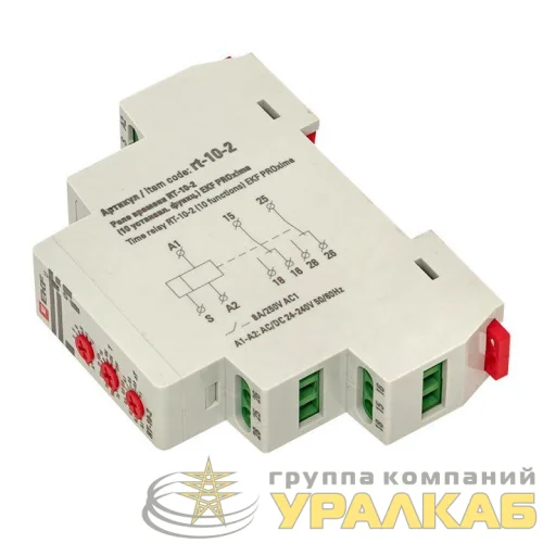 Реле времени RT-10-2 (10 устанавл. функц.) PROxima EKF 