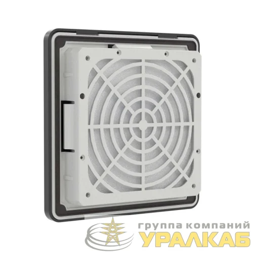 Решетка вентиляционная с фильтром RF 112х112мм IP54 RAL9005 DKC R5RF08B детальная картинка