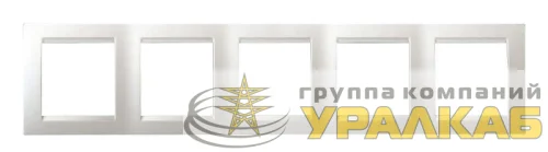 Рамка 5-м Simon15 бел. Simon 1500650-030 детальная картинка