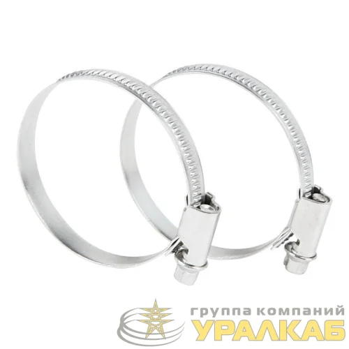 Хомут стальной червячный 40-60 (Россия) Rexant 