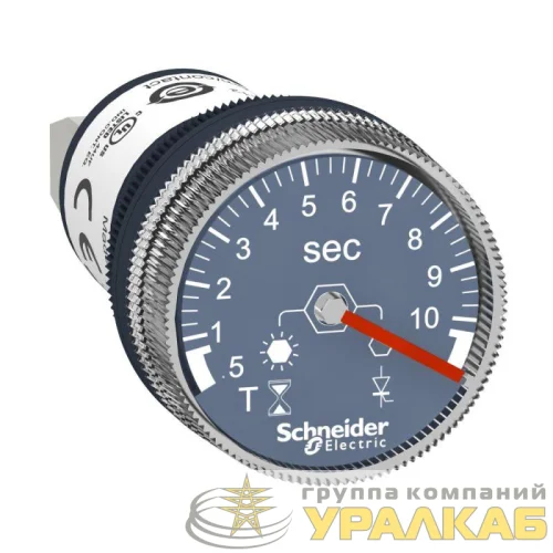 Таймер отв. 22мм зад. сраб. 220В 0.5-10с SchE XB5DTGM2 детальная картинка