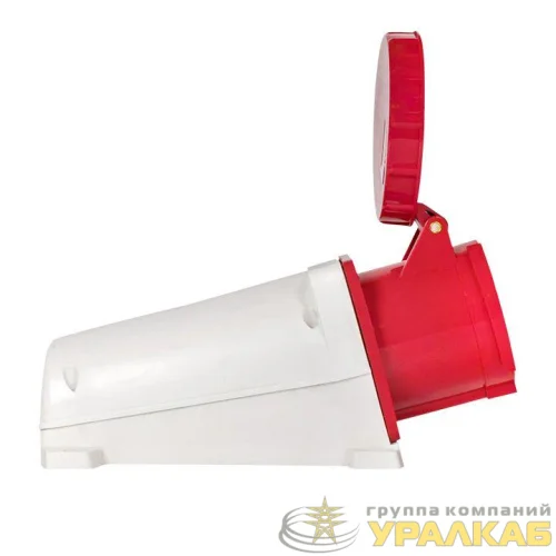 Розетка стационарная наружная 145 3P+PE+N 125А 380В IP67 EKF 