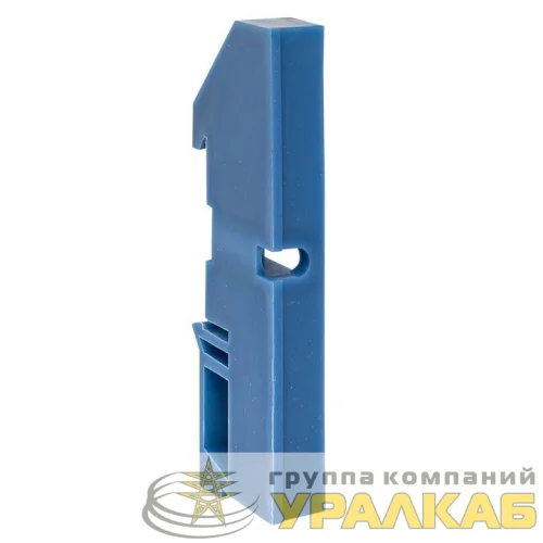 Изолятор на DIN-рейку син. EKF ak-1-3 детальная картинка