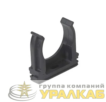 Держатель для труб (клипса) d16мм пластик черн. Ruvinil К01116Ч