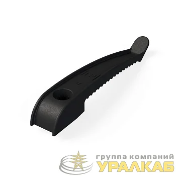 Держатель кабеля односторонний для прямого монтажа (уп.20шт) черн. Промрукав PR13.0381