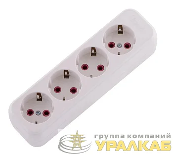Колодка удлинителя 4-м с заземл. Lila LEZARD 720-0400-401