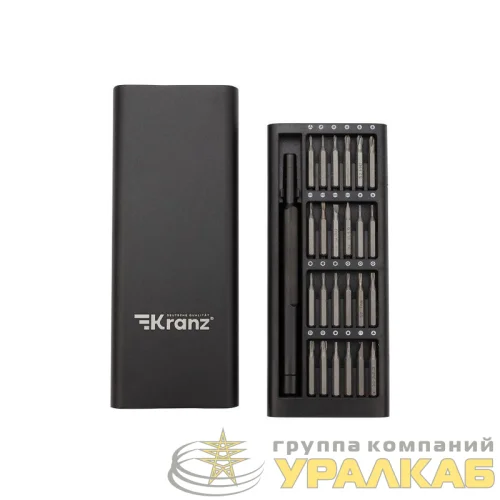 Набор отверток для точных работ RA-03 25 предметов Kranz KR-12-4753 детальная картинка