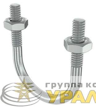 Скоба монтажная U-образ. с резьбой М6 с гайками для труб d1/2дюйм DKC BHU11012