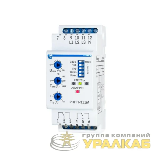 Реле напряжения РНПП-311М 3ф НовАтек-Электро 3425601311 детальная картинка