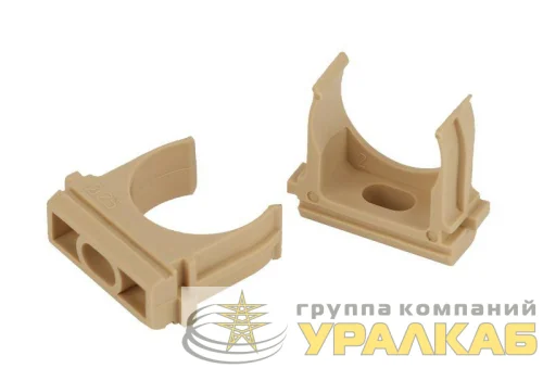 Держатель для труб (клипса) d16мм сосна Эра 