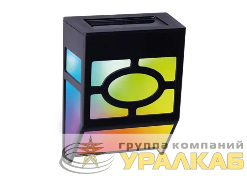 Светильник светодиодный на солнечной батарее SLR-W06-RGB настенный IP44 ФАZА 5040793 детальная картинка Светильник светодиодный на солнечной батарее SLR-W06-RGB настенный IP44 ФАZА 5040793 детальная картинка