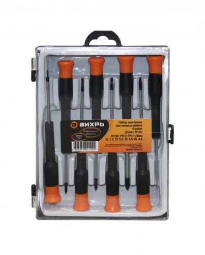 Набор отверток для точных работ НОТ 8 Вихрь 