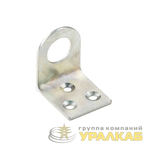 Проушина для навесн. замков 70х33 (2мм) Г-обр. цинк d18мм (уп.2шт) Киров Секрет 13292 детальная картинка