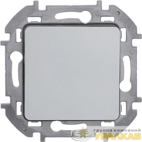 Выключатель 1-кл. Inspiria 10А IP20 250В 10AX механизм алюм. IEK 