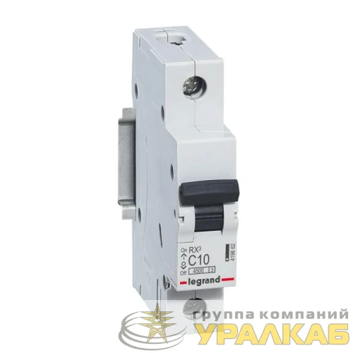 Выключатель автоматический модульный 1п C 6А 4.5кА RX3 Leg 419661 детальная картинка