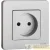 Розетка 1-м СП Inspiria 16А IP20 250В 2P механизм алюм. IEK 