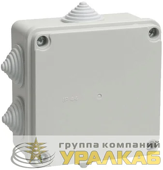 Коробка распаячная ОП 100х100х50 IP55 KM41234 IEK UKO11-100-100-050-K41-55