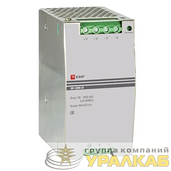 Блок питания 24В DR-120W-24 EKF dr-120w-24