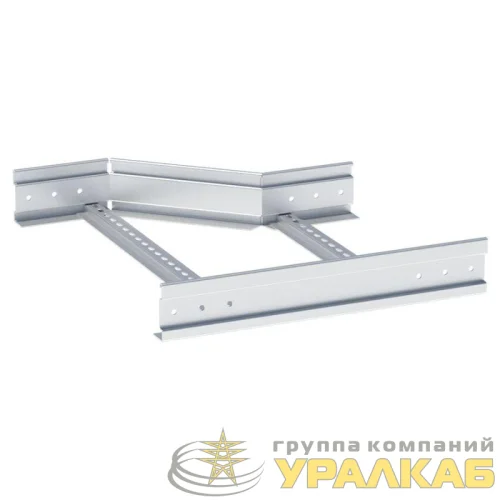 Переходник по ширине левосторонний лестничный усиленный 100х700х300мм (2мм) HDZ EKF 