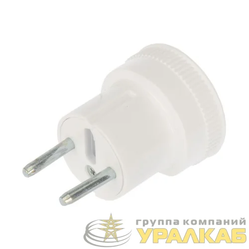 Переходник сетевой "стакан" с бортами 220В 6А Rexant 11-1021 детальная картинка