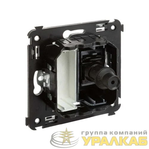 Розетка телевизионная одиночная TV СП 2мод. Avanti "Закаленная сталь" DKC 4404503 детальная картинка