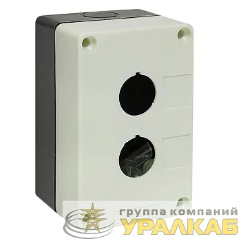 Корпус КП 102 2 кнопки белый EKF cpb-102-w