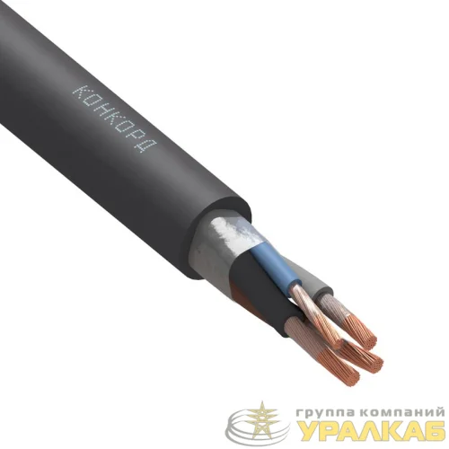 Кабель КГ-ХЛ 3х4+1х2.5 (N) 220/380-3 (м) Конкорд 88 детальная картинка
