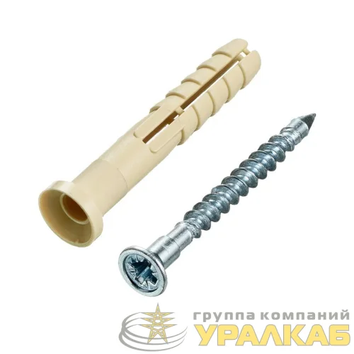 Дюбель-гвоздь нейлон пот. SMX-L 6х40 (уп.2000шт) Tech-KREP 133398 детальная картинка