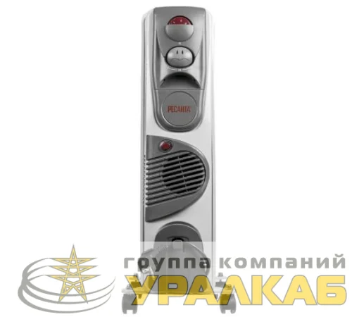 Радиатор масляный 9 секц. 2400Вт ОМ-9НВ Ресанта 