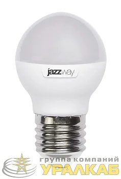 Лампа светодиодная PLED-SP 9Вт G45 шар 3000К тепл. бел. E27 820лм 230В JazzWay 