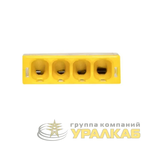 Клемма строительно-монтажная СМК 2273-244 4-проводная 0.5-2.5кв.мм с пастой (уп.100шт) PROxima EKF 