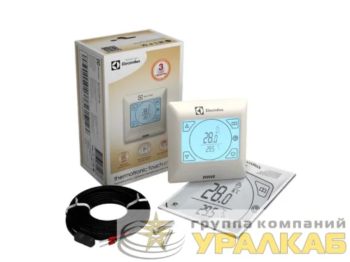 Термостат программируемый Basic ETT-16 16А сенсор. дисплей; датчик пола Electrolux 