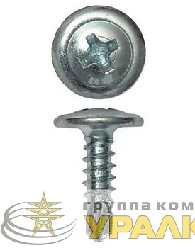 Саморез с пресс-шайбой 4.2х76 со сверлом (уп.50шт) DKC CM274076