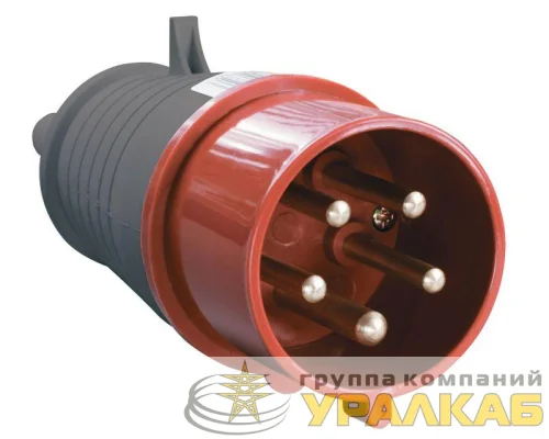Вилка эл. каб. 32А 3P+PE+N 380В IP44 ССИ-025 IEK 