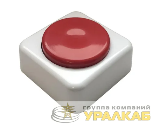 Кнопка звонка (выключатель для бытовых электрических звонков) Тритон ВЗ1-01 красн детальная картинка Кнопка звонка (выключатель для бытовых электрических звонков) Тритон ВЗ1-01 красн детальная картинка