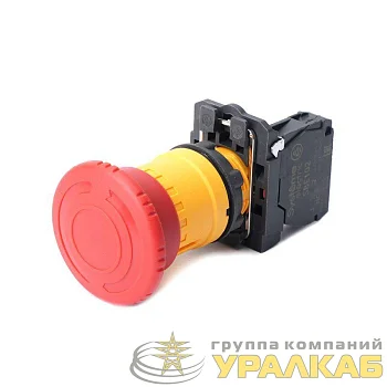 Кнопка аварийн останова SB5 в сборе 22мм 40мм повернуть для возврата пластик 1НЗ SE SB5AS8442 Кнопка аварийн останова SB5 в сборе 22мм 40мм повернуть для возврата пластик 1НЗ SE SB5AS8442